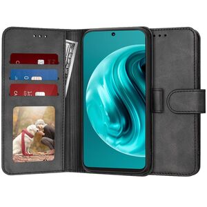 Husa pentru Huawei Nova 12S tip carte 360 Kickstand Portofel Multifunctional, Protectie Completa, negru