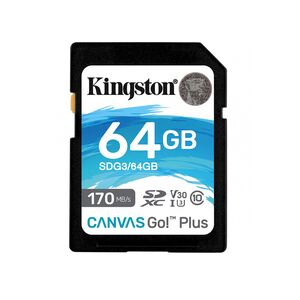 Card memorie SDXC 64GB Kingston Canvas Go Plus, SDG3/64GB