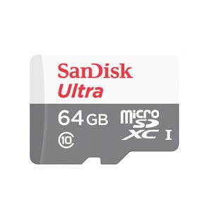Card memorie 64GB SanDisk Ultra Android, gri, SDSQUNR-064G-GN3MN