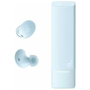 Casti Bluetooth Noise Cancelling cu microfon Anker A30i, albastru