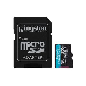Card memorie Kingston Canvas Go Plus cu adaptor, SDCG3/256GB