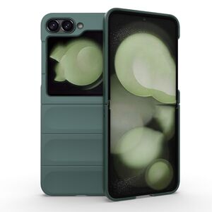 Husa pentru Samsung Galaxy Z Flip 6 Liquid Silicone, Microfibre Lining, Non-Slip Airbag Design, verde