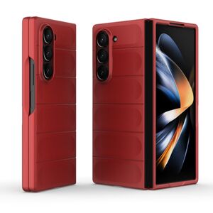 Husa pentru Samsung Galaxy Z Fold 6 Liquid Silicone, Microfibre Lining, Non-Slip Airbag Design, rosu