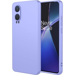 Husa pentru Oneplus Nord CE4 Lite Liquid Silicone, subțire, captusita cu microfibra, anti amprentă, protectie cameră foto, mov