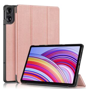 Husa Xiaomi Redmi Pad PRO 12.1 inch UltraSlim de tip stand functie sleep/wake-up, rose gold