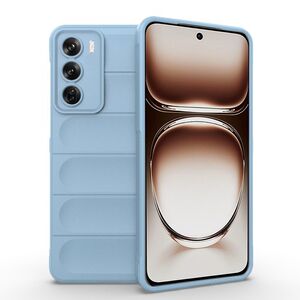 Husa pentru Oppo Reno 12 Pro Liquid Silicone, Microfibre Lining, Non-Slip Airbag Design, bleu