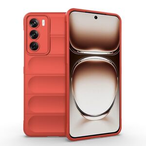 Husa pentru Oppo Reno 12 Pro Liquid Silicone, Microfibre Lining, Non-Slip Airbag Design, rosu