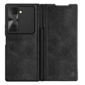 Husa Samsung Galaxy Z Fold 6 Nillkin Qin Pro Leather, negru