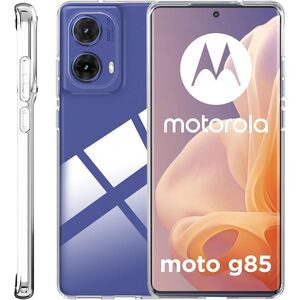 Husa pentru Motorola Moto G85 Anti-Shock 1.5mm cu protectie lentile, transparent