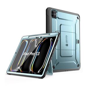 Husa iPad Pro 13 (2024) Supcase Unicorn Beetle Pro, arctic blue