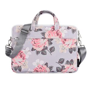 Geanta pentru laptop 15 - 16 inch MacBook, Microsoft, Dell, HP, Lenovo, eleganta si subtire, protectie sporita, mov