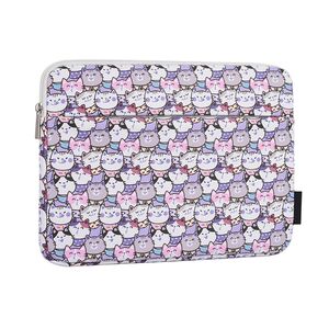 Husa pentru laptop 15-16 inch, eleganta si subtire, compartimente multiple, mov