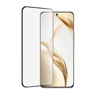 Folie din sticla pentru Honor 200, full-face Tempered Glass 3D Curved Screen, margini negre