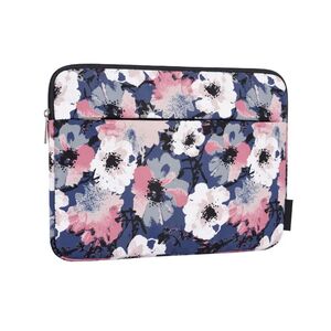 Husa pentru laptop 13-14 inch, eleganta si subtire, compartimente multiple, albastru