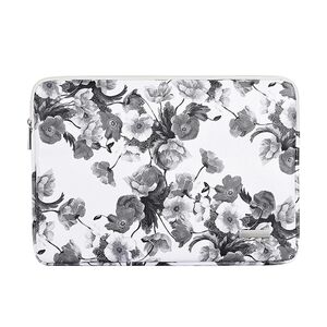 Husa pentru laptop 13-14 inch, eleganta si subtire, compartimente multiple, gri