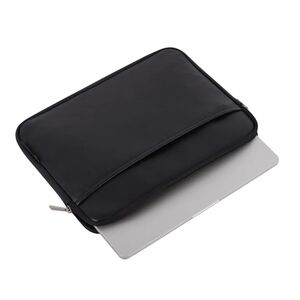 Husa pentru laptop 13 - 14 inch MacBook, Microsoft, Dell, HP, Lenovo, eleganta si subtire, protectie sporita, negru