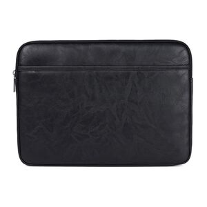 Husa pentru laptop 15 - 16 inch MacBook, Microsoft, Dell, HP, Lenovo, eleganta si subtire, protectie sporita, negru