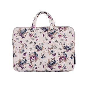 Geanta pentru laptop 15 - 16 inch MacBook, Microsoft, Dell, HP, Lenovo, eleganta si subtire, protectie sporita, bej