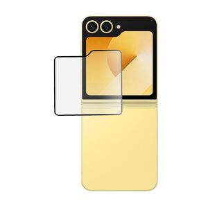 Folie din sticla pentru Samsung Galaxy Z Flip 6 pentru ecranul exterior, Tempered Glass 111D Full Cover, margini negre