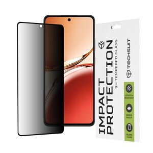 Folie sticla Oppo Reno 12F,  Reno 12FS 111D Privacy Full Glue, negru