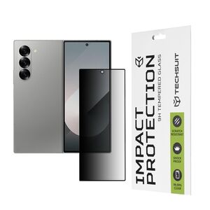 Folie sticla Samsung Galaxy Z Fold 6 Techsuit 111D Privacy Full Glue, [Outside Screen]