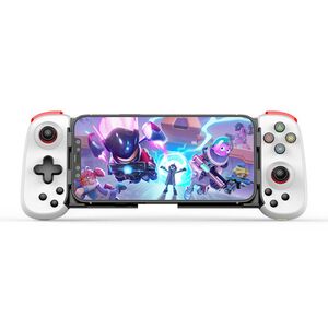 GamePad Controller Gaming Wireless pentru telefon Android, iOS, PC, PS, Bluetooth 5.0, 400 mAh, alb