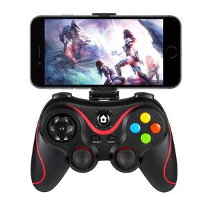 Gamepad Wireless Bluetooth 400mAh, Techsuit V8, rosu