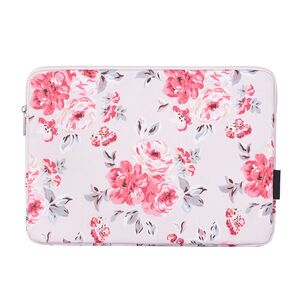 Geanta pentru laptop 13 - 14 inch MacBook, Microsoft, Dell, HP, Lenovo, eleganta si subtire, protectie sporita, roz