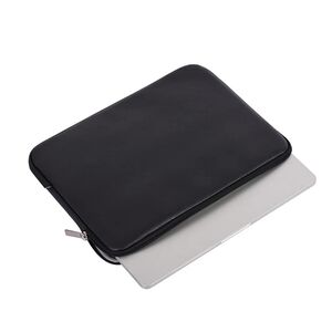 Husa pentru laptop 13 - 14 inch MacBook, Microsoft, Dell, HP, Lenovo, eleganta si subtire, protectie sporita, negru