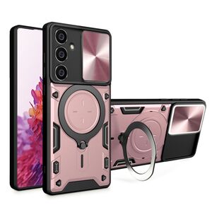 Husa pentru  Samsung Galaxy A05s cu protecție pentru cameră și suport magnetic integrat Ring Shockproof, rose gold
