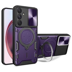 Husa pentru  Samsung Galaxy A35 cu protecție pentru cameră și suport magnetic integrat Ring Shockproof, mov