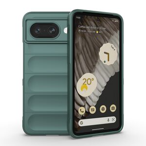Husa pentru  Google Pixel 8a Liquid Silicone, Microfibre Lining, Non-Slip Airbag Design, verde