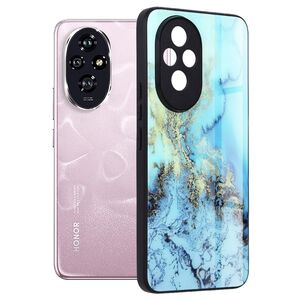 Husa pentru  Honor 200 Colorful Varnish Anti-scrath, albastru oceanic