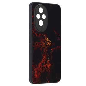 Husa pentru  Honor 200 Colorful Varnish Anti-scrath, rosu galactic