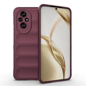 Husa pentru  Honor 200 Liquid Silicone, Microfibre Lining, Non-Slip Airbag Design, bordeaux