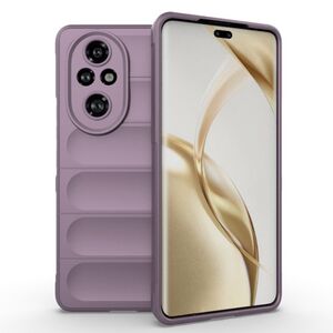 Husa pentru  Honor 200 Pro Liquid Silicone, Microfibre Lining, Non-Slip Airbag Design, mov