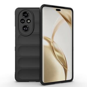 Husa pentru  Honor 200 Pro Liquid Silicone, Microfibre Lining, Non-Slip Airbag Design, negru