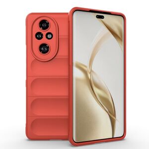 Husa pentru  Honor 200 Pro Liquid Silicone, Microfibre Lining, Non-Slip Airbag Design, rosu