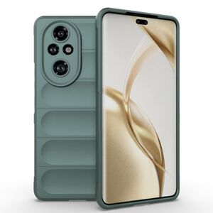 Husa pentru  Honor 200 Pro Liquid Silicone, Microfibre Lining, Non-Slip Airbag Design, verde