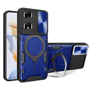 Husa pentru  Honor X7b cu protecție pentru cameră și suport magnetic integrat Ring Shockproof, albastru