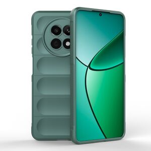 Husa pentru  Realme 12, 12X Liquid Silicone, Microfibre Lining, Non-Slip Airbag Design, verde