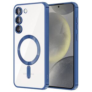 Husa pentru  Samsung Galaxy S23 Plus  cu MagSafe si protectie pentru lentile anti-shock 1.5 mm - albastru