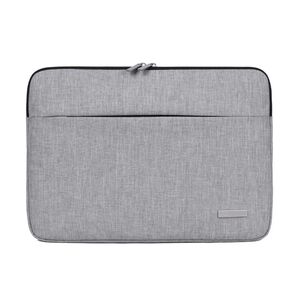 Husa pentru laptop 13 - 14 inch MacBook, Microsoft, Dell, HP, Lenovo, eleganta si subtire, protectie sporita, gri