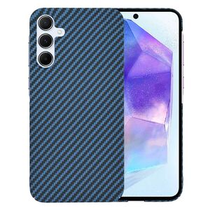 Husa pentru  Samsung Galaxy A55 CarbonFiber UltraSlim, Lightweight, albastru