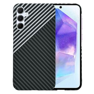 Husa pentru  Samsung Galaxy A55 CarbonFiber UltraSlim, Lightweight, negru