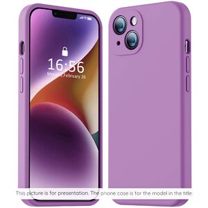 Husa silicon iPhone 13 Techsuit SoftFlex MagSafe, mov