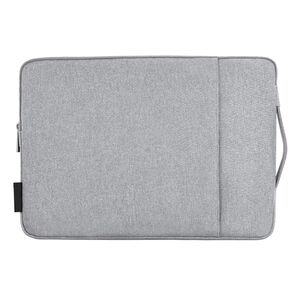 Geanta pentru laptop 13 - 14 inch MacBook, Microsoft, Dell, HP, Lenovo, eleganta si subtire, protectie sporita, gri
