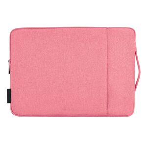 Geanta pentru laptop 13 - 14 inch MacBook, Microsoft, Dell, HP, Lenovo, eleganta si subtire, protectie sporita, roz