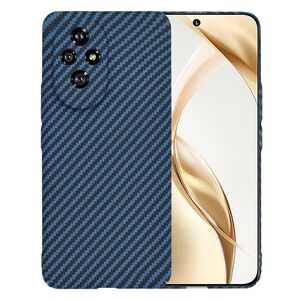 Husa pentru  Honor 200 CarbonFiber UltraSlim, Lightweight, albastru