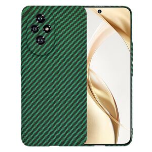 Husa pentru  Honor 200 CarbonFiber UltraSlim, Lightweight, verde